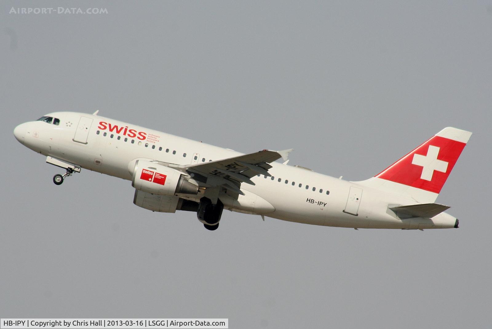 HB-IPY, 1996 Airbus A319-112 C/N 621, Swiss International Air Lines