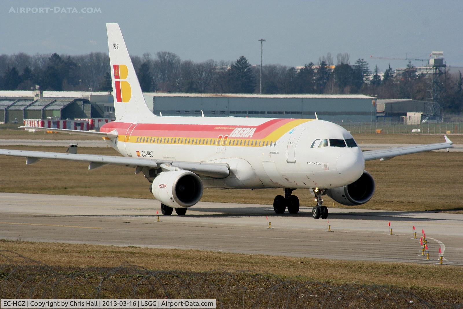 EC-HGZ, 2000 Airbus A320-214 C/N 1208, Iberia