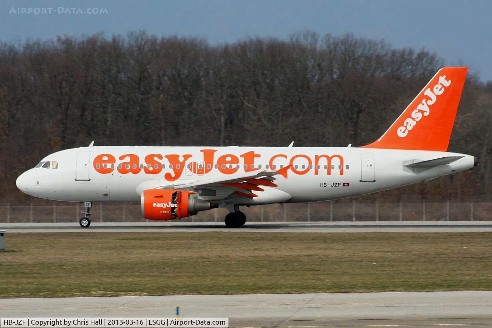 HB-JZF, 2004 Airbus A319-111 C/N 2184, easyJet Switzerland