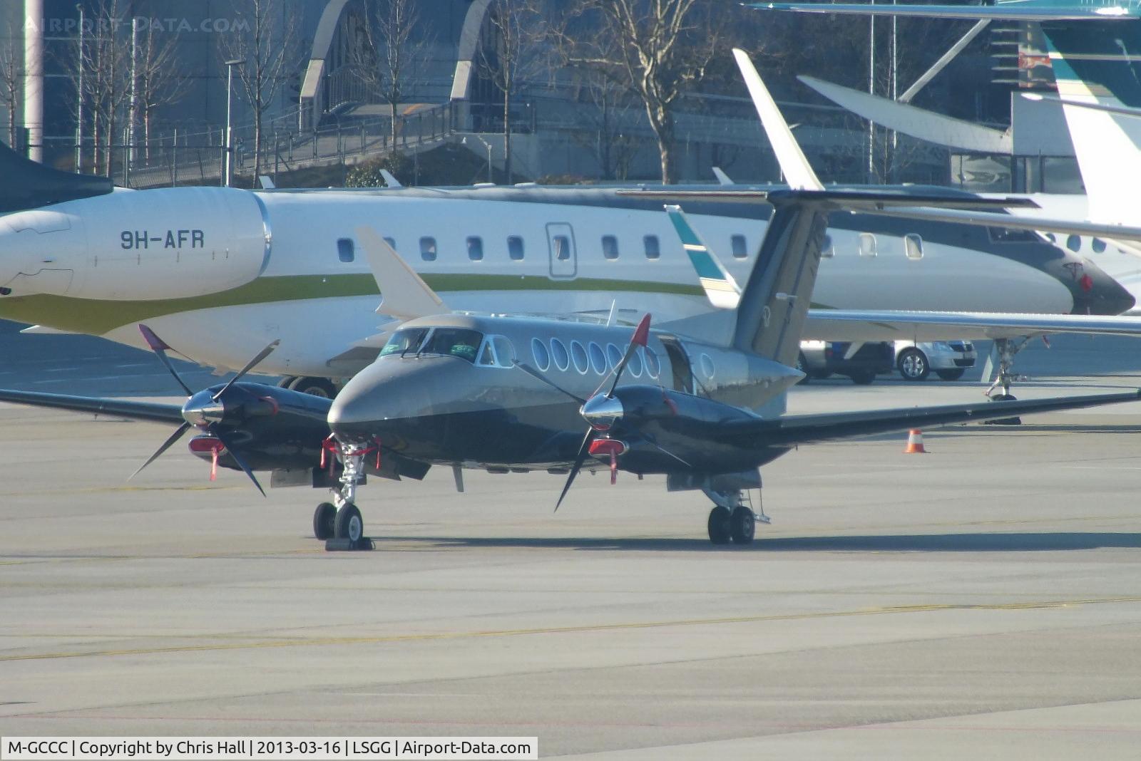 M-GCCC, 2011 Hawker Beechcraft 350i Super King Air (B300) C/N FL-755, pirvately operated Super King Air 350i at Geneva