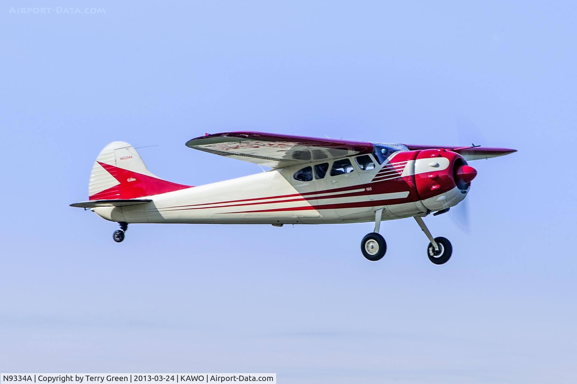 N9334A, 1949 Cessna 195 C/N 7413, 1949 Cessna 195 C/N 7413