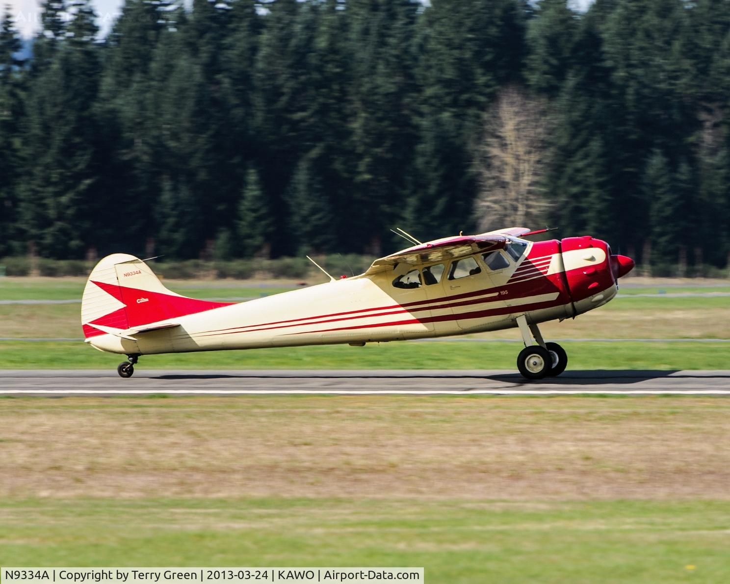 N9334A, 1949 Cessna 195 C/N 7413, 1949 Cessna 195 C/N 7413
