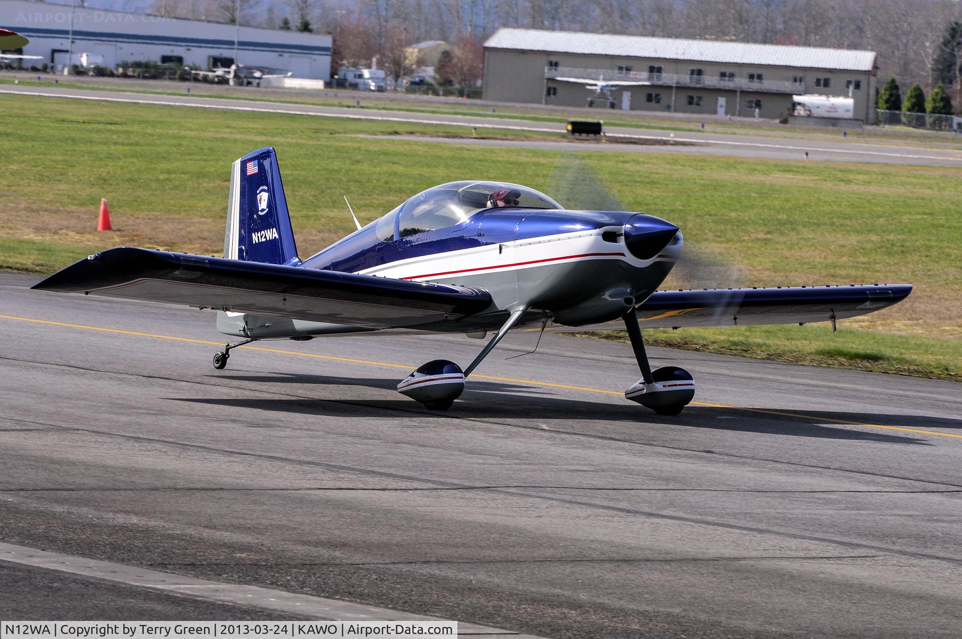 N12WA, 1994 Vans RV-6 C/N 21712, 1994 Anderson Wallace G RV-6 C/N 21712