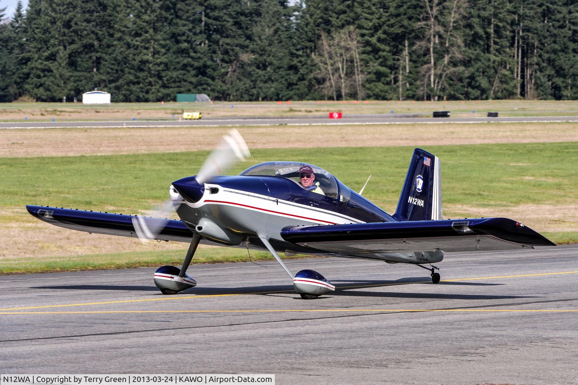 N12WA, 1994 Vans RV-6 C/N 21712, 1994 Anderson Wallace G RV-6 C/N 21712