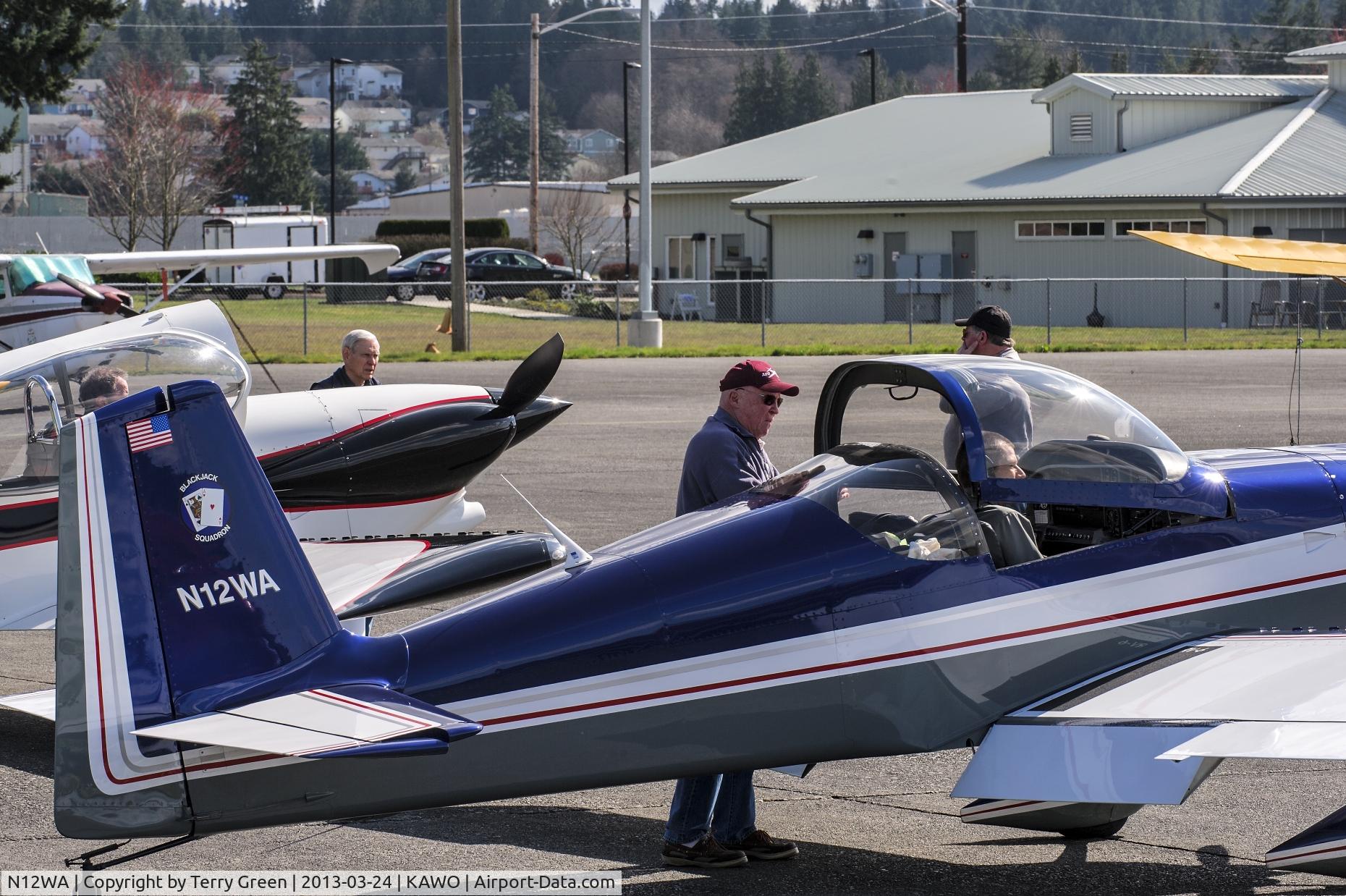 N12WA, 1994 Vans RV-6 C/N 21712, 1994 Anderson Wallace G RV-6 C/N 21712