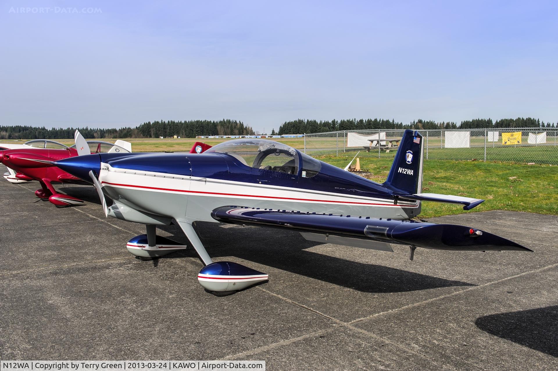N12WA, 1994 Vans RV-6 C/N 21712, 1994 Anderson Wallace G RV-6 C/N 21712