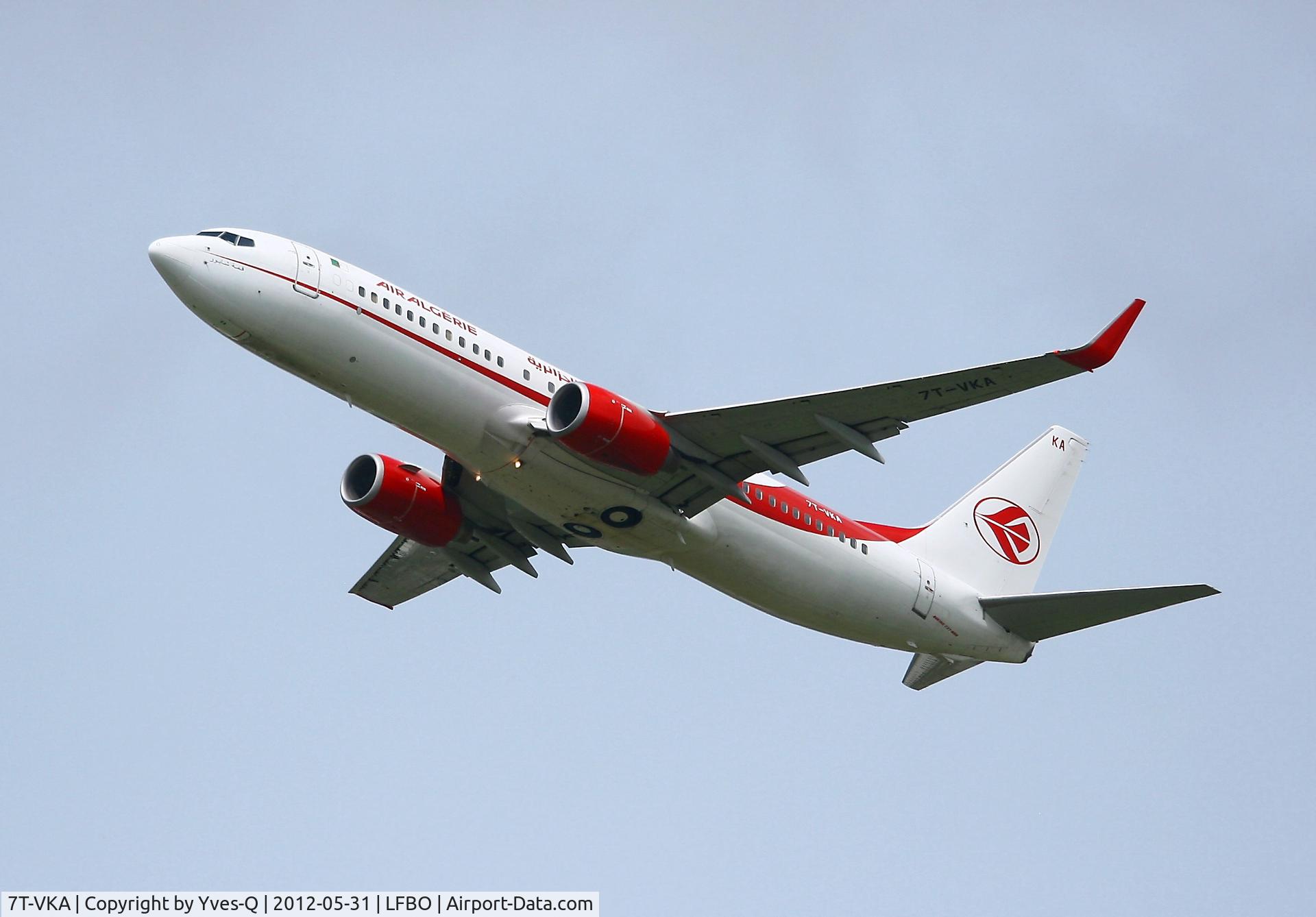 7T-VKA, 2005 Boeing 737-8D6 C/N 34164, Boing 737-8D6, Air Algerie, Toulouse Blagnac Airport (LFBO-TLS)