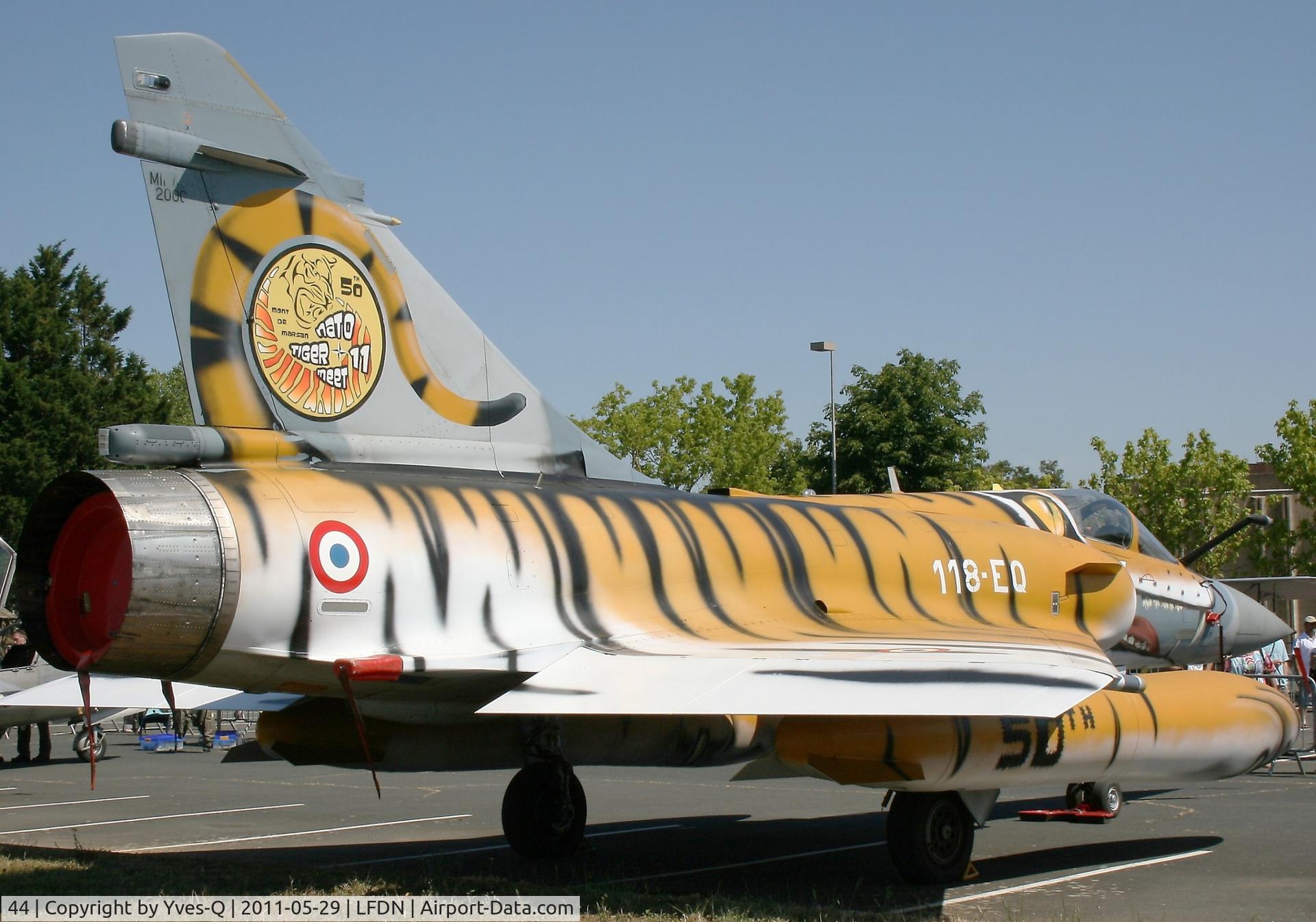 44, Dassault Mirage 2000-5F C/N 208, French Air Force Dassault Mirage 2000C with special livery Tiger Meet, Rochefort-St Agnant AB 721 (LFDN-RCO)
