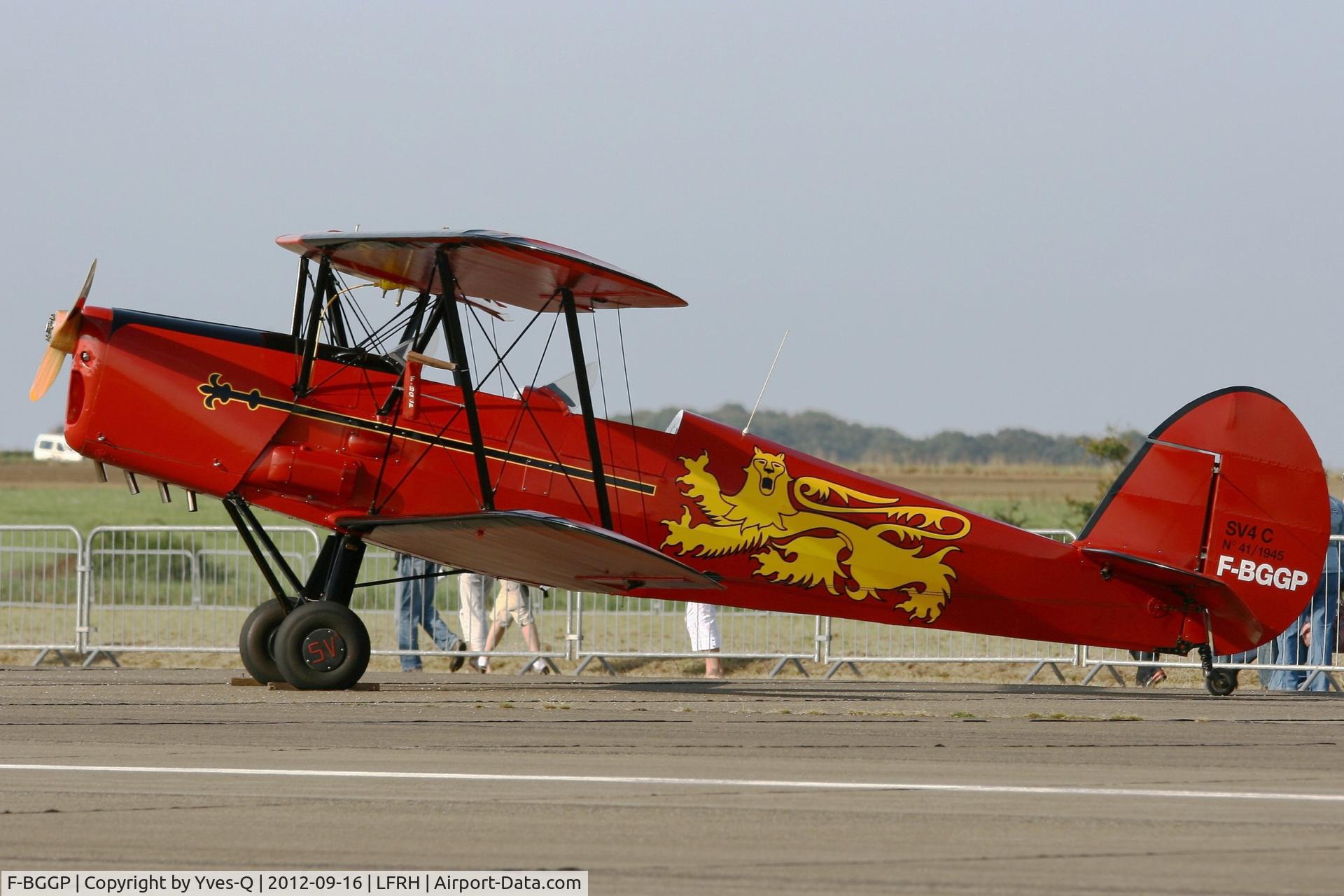 F-BGGP, Stampe-Vertongen SV-4C C/N 41, Stampe and Vertongen SV-4C, Lann Bihoué Naval Air Base (LFRH - LRT)