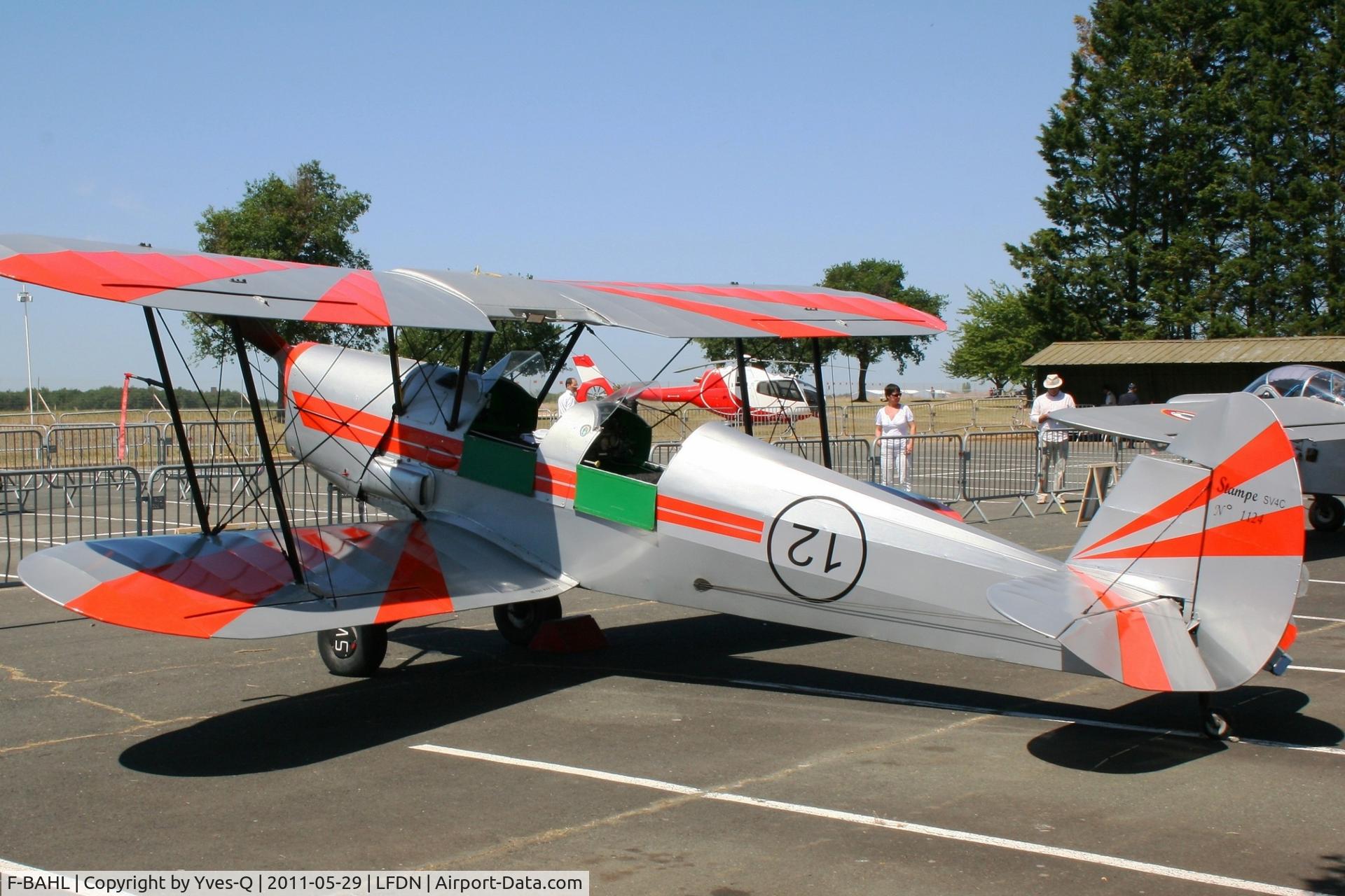 F-BAHL, Stampe-Vertongen SV-4C C/N 1124, Stampe-Vertongen SV-4C , Rochefort-St Agnant AB 721 (LFDN-RCO)