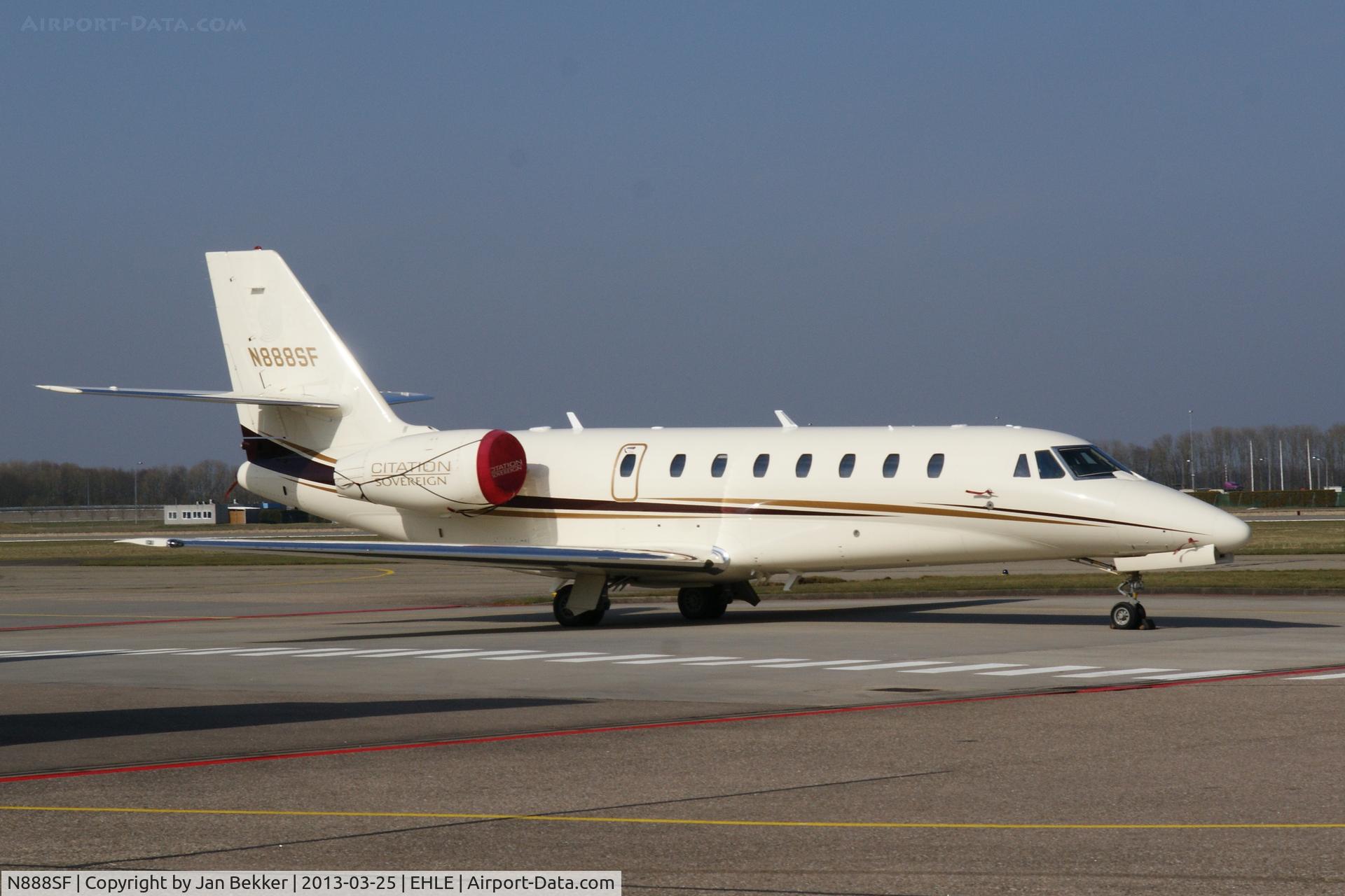 N888SF, 2007 Cessna 680 Citation Sovereign C/N 680-0154, Apron Airport lelystad