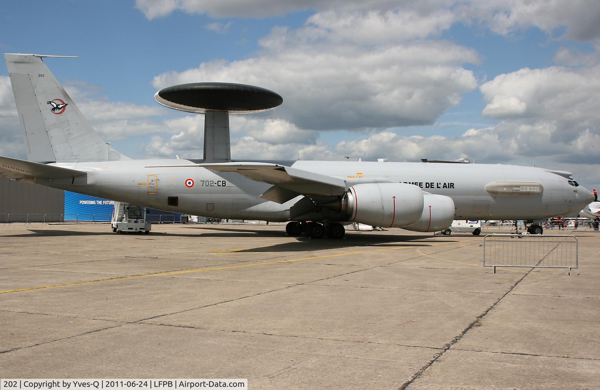 202, 1991 Boeing E-3F (707-300) Sentry C/N 24116, French Air Force Boing E-3F SDCA, Static display, Paris Le Bourget Airport (LFPB-LBG) Air show 2011
