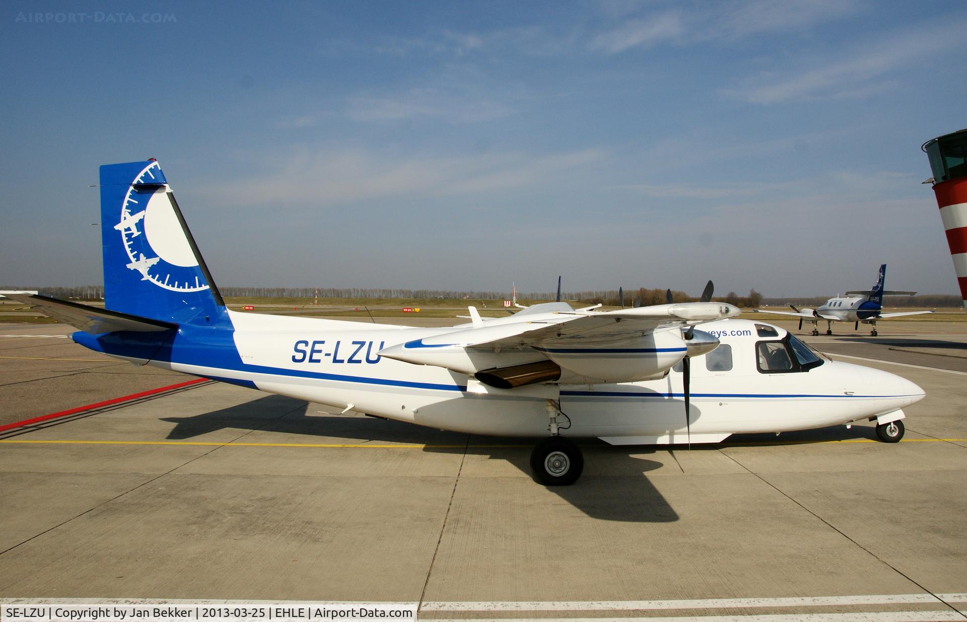 SE-LZU, 1973 Rockwell 690A Turbo Commander Turbo Commander C/N 11121, Apron Lelystad Airport