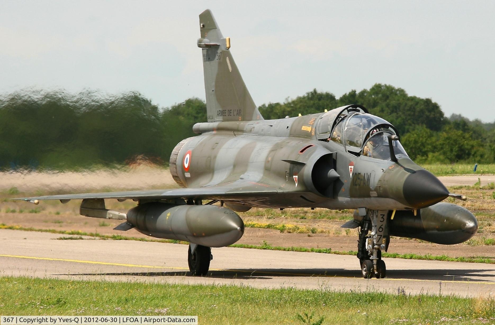 367, Dassault Mirage 2000N C/N 362, French Air Force Dassault Mirage 2000N, Avord Air Base 702 (LFOA)