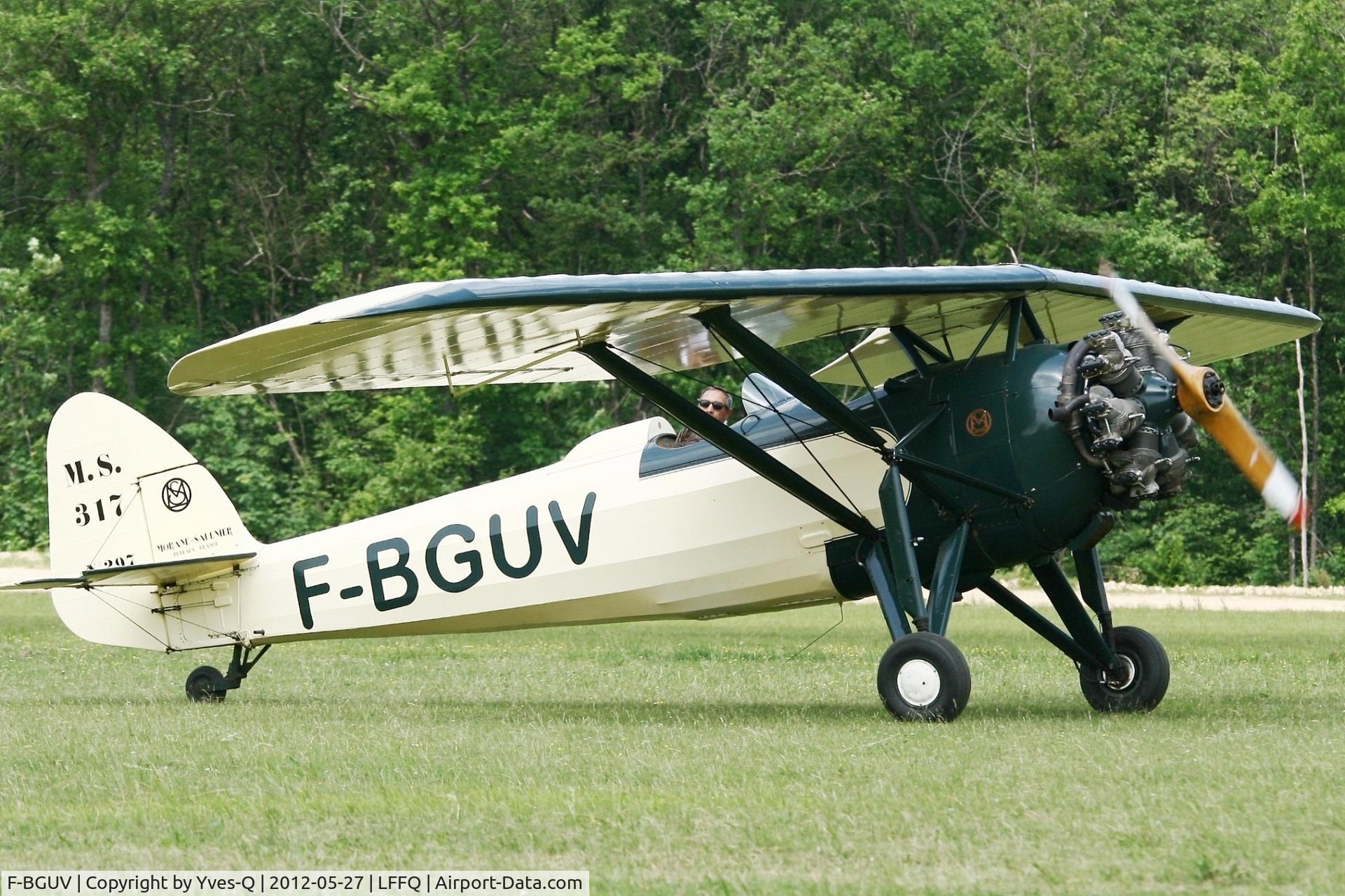 F-BGUV, Morane-Saulnier MS.317 C/N 297, Morane Saulnier MS 317, La Ferté-Alais Airfield (LFFQ) Air Show (Le Temps Des Hélices)