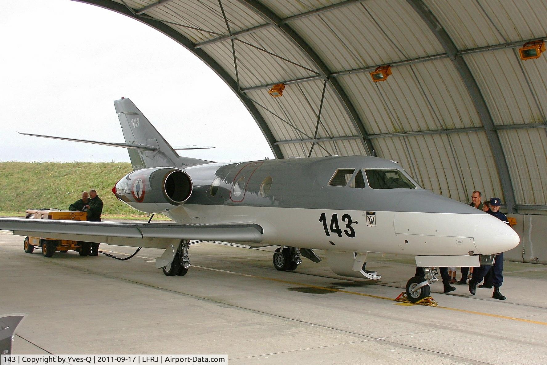 143, 1979 Dassault Falcon 10MER C/N 143, French Navy Dassault Falcon 10 MER, Landivisiau Naval Air Base (LFRJ), Heritage day 2011