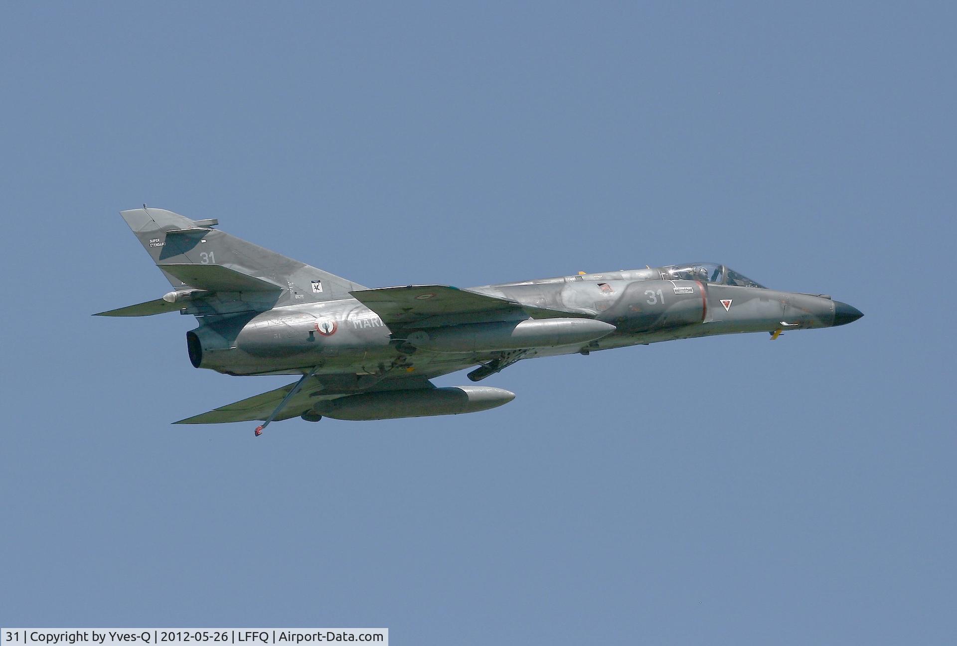 31, Dassault Super Etendard C/N 31, French Naval Aviation Dassault Super Etendard M, La Ferte-Alais Air Show (LFFQ)