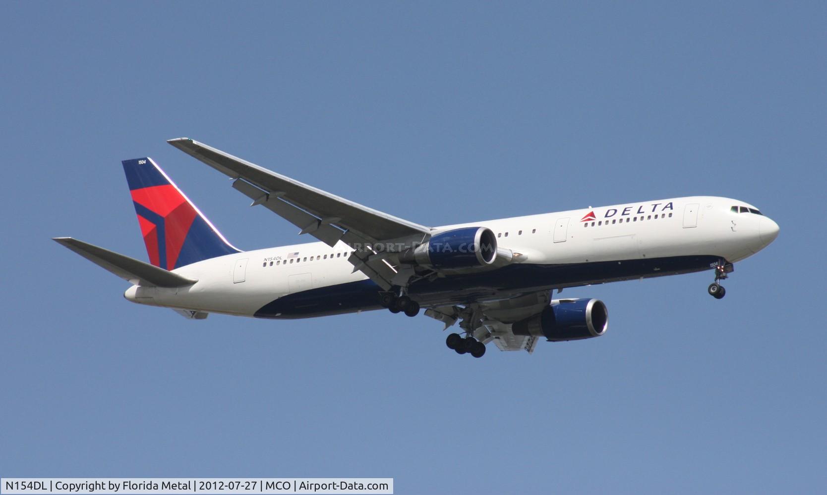 N154DL, 1991 Boeing 767-3P6 C/N 25241, Delta 767-300