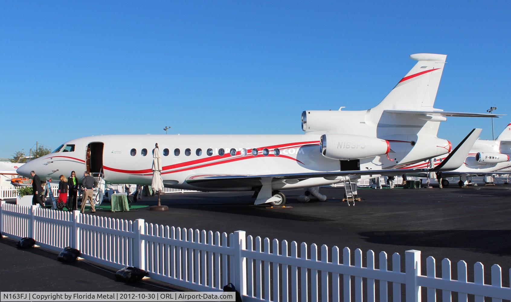 N163FJ, 2011 Dassault Falcon 7X C/N 163, Falcon 7X at NBAA