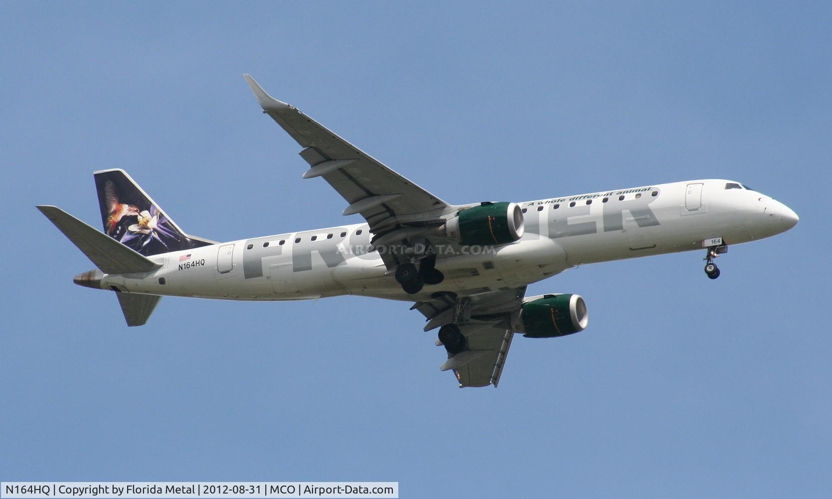 N164HQ, 2009 Embraer 190AR (ERJ-190-100IGW) C/N 19000275, Hamilton Hummingbird Frontier E190