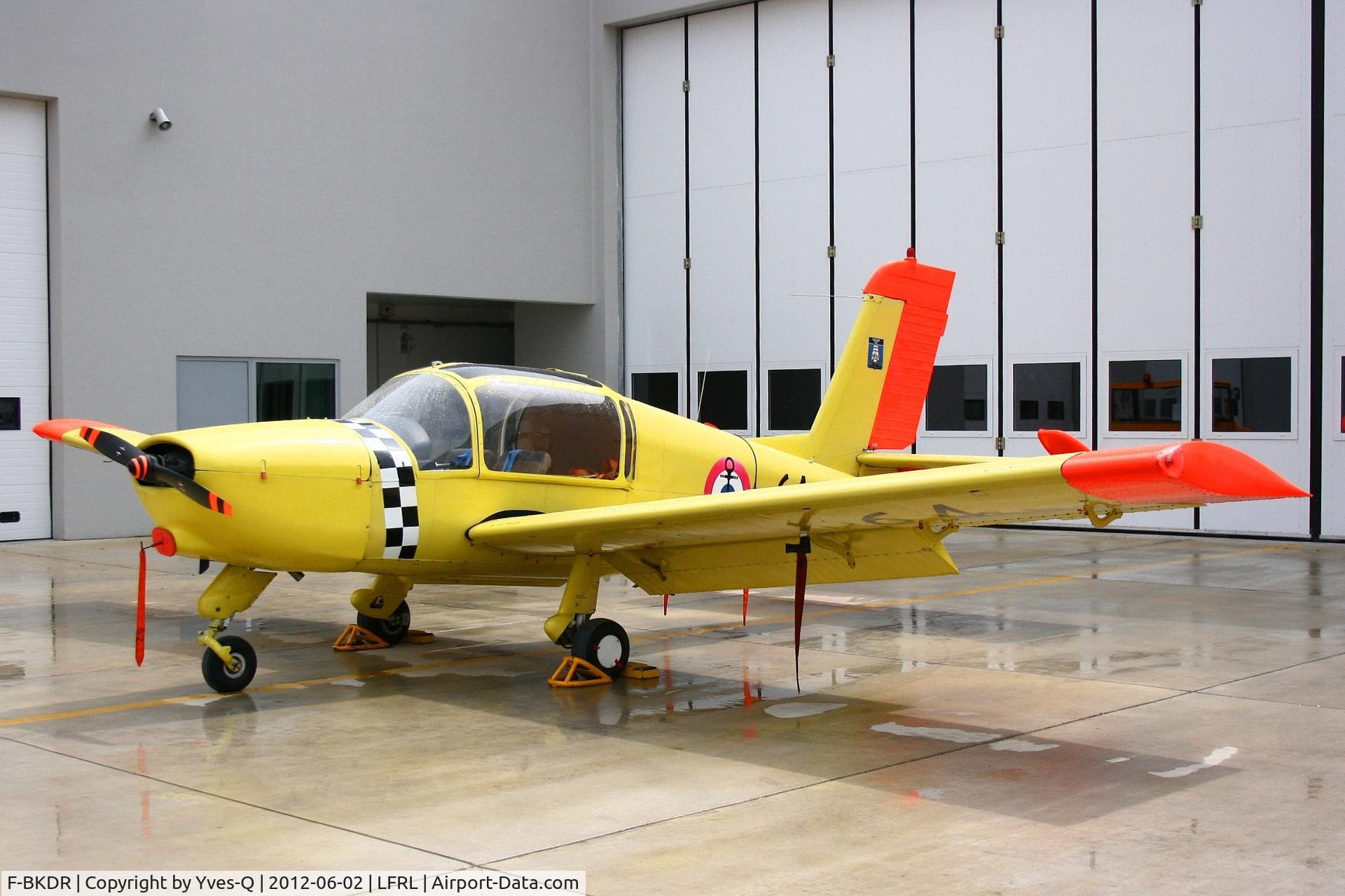 F-BKDR, Morane-Saulnier MS-880B Rallye Club C/N 64, Morane-Saulnier MS-880 Rallye 100 ST, Displayed at Lanvéoc-Poulmic Naval Air Base (LFRL) Open day 2012