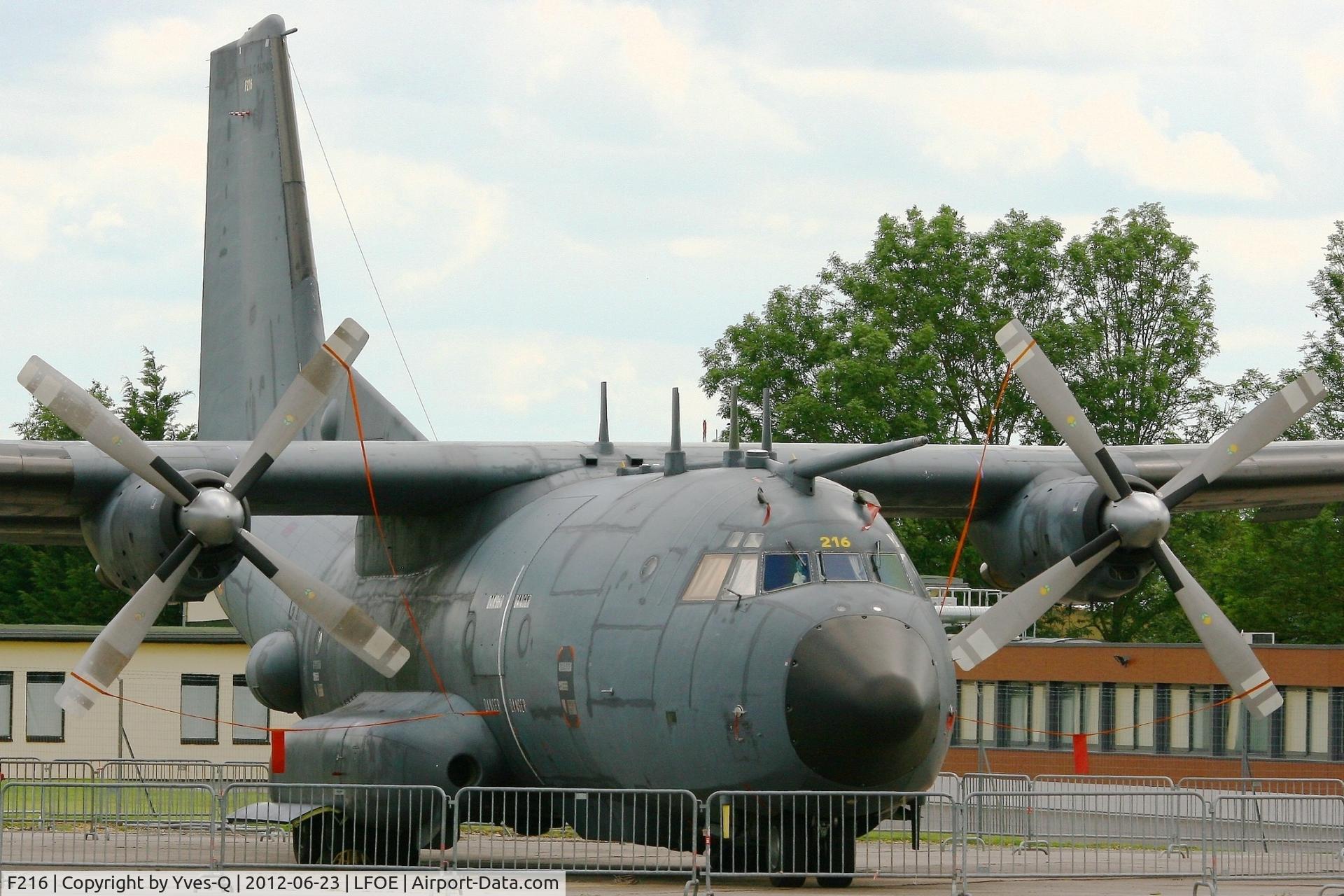 F216, Transall C-160G Gabriel C/N 219, French Air Force Dassault Transall C160 G Gabriel (electronic warfare), Evreux-Fauville AB 105 (LFOE)