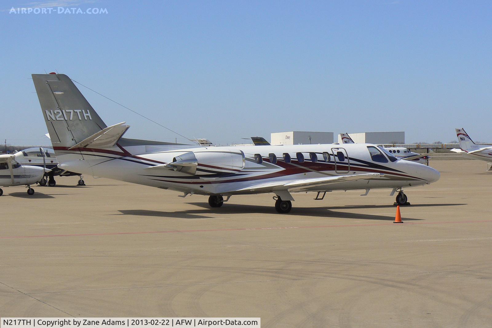 N217TH, 1996 Cessna 560 Citation Ultra C/N 560-0390, On the ramp at Alliance Airport - Fort Worth, TX