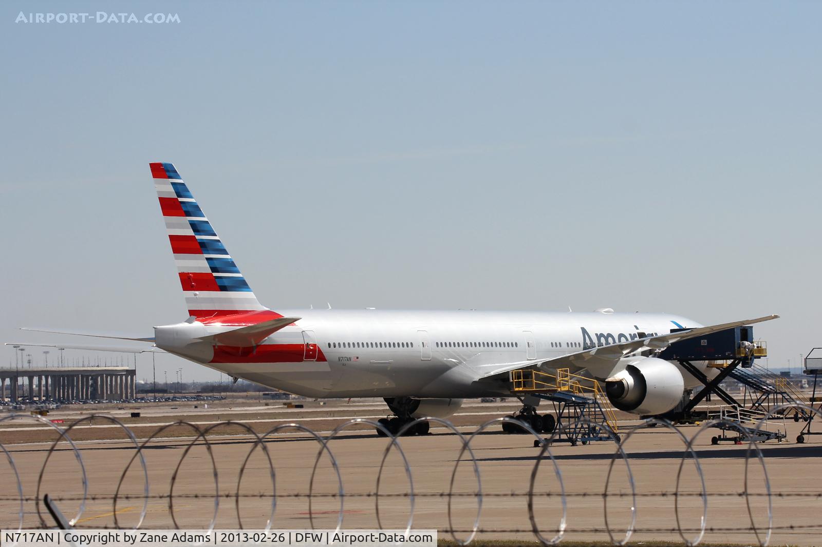 N717AN, 2012 Boeing 777-323/ER C/N 31543, American Airlines new paint 777-300 at DFW Airport