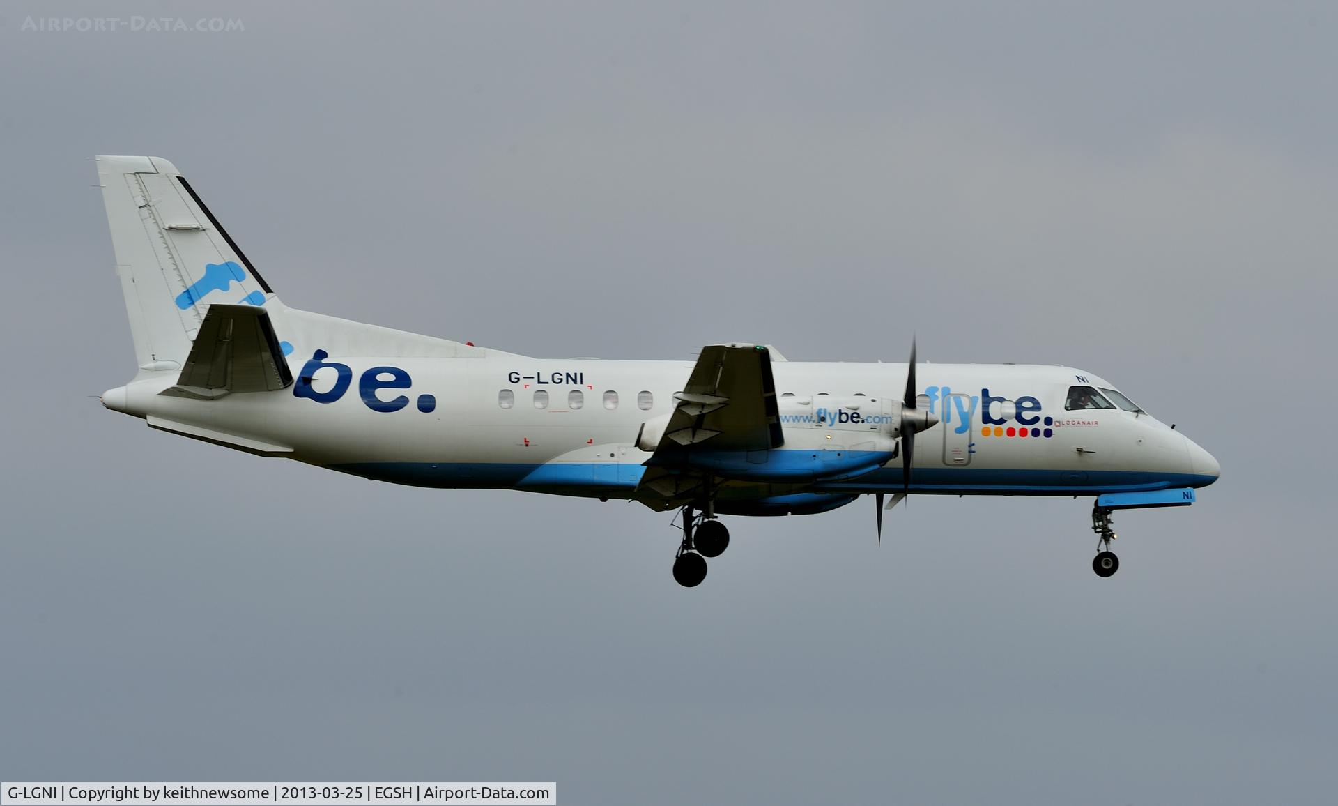 G-LGNI, 1989 Saab 340B C/N 340B-160, Loganair Saab 340.