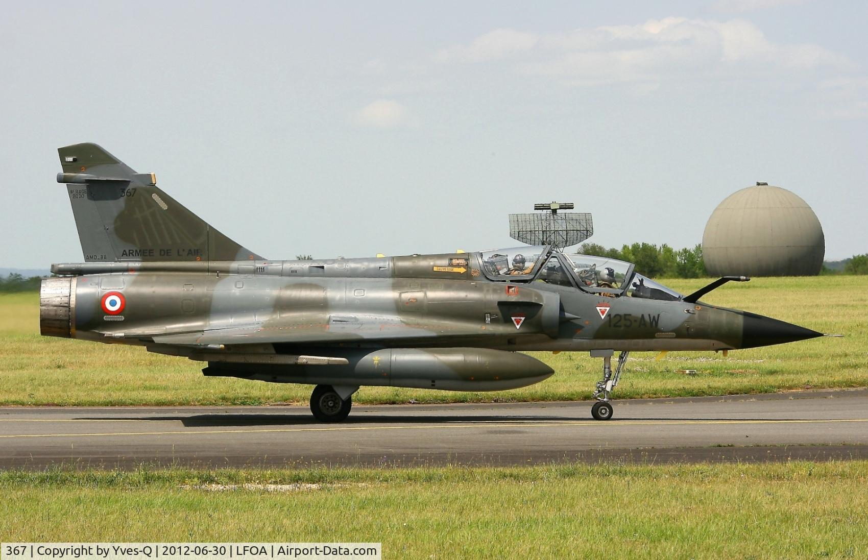 367, Dassault Mirage 2000N C/N 362, French Air Force Dassault Mirage 2000N, Avord Air Base 702 (LFOA) open day 2012