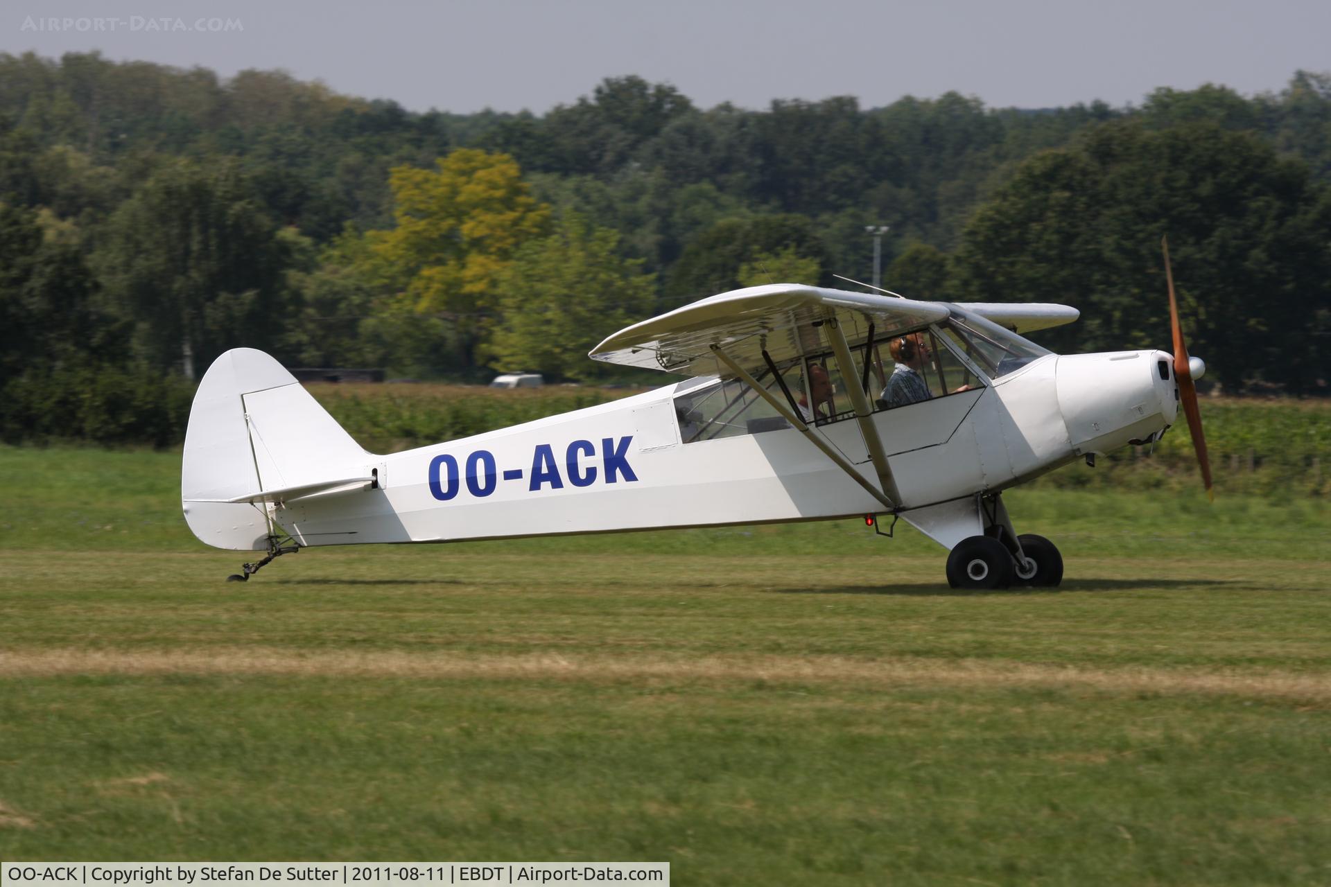OO-ACK, Piper L-21A Super Cub (PA-18-125) C/N 18-3146, Schaffen Fly In 2012.