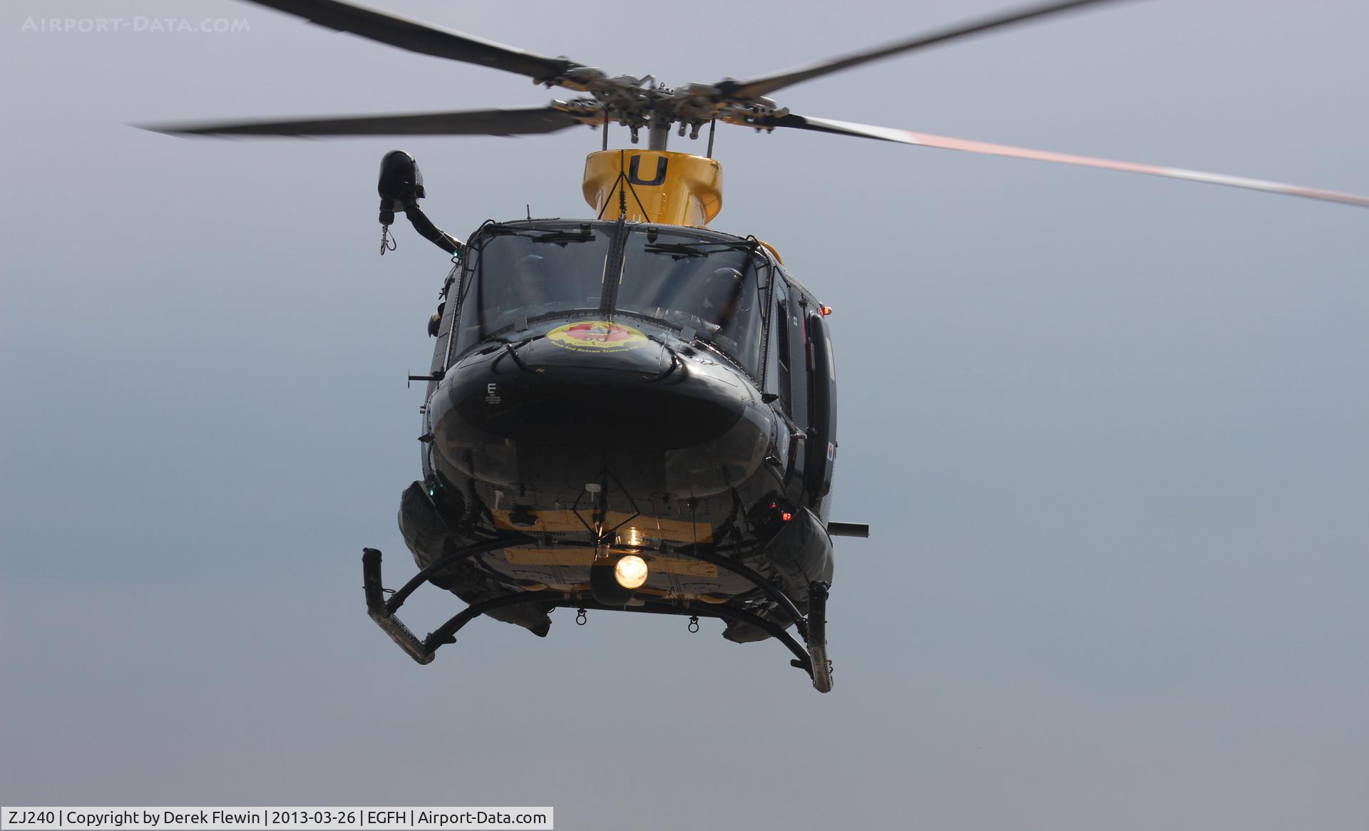 ZJ240, 1997 Bell 412EP Griffin HT1 C/N 36163, Head on shot.