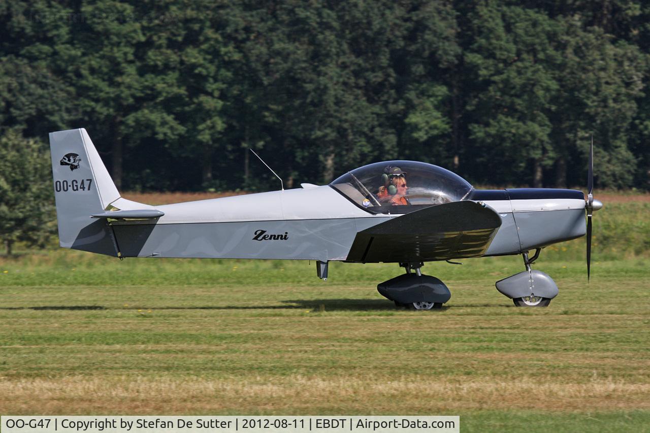 OO-G47, Zenair CH-601 Zodiac C/N 6-3182, Schaffen Fly In 2012.