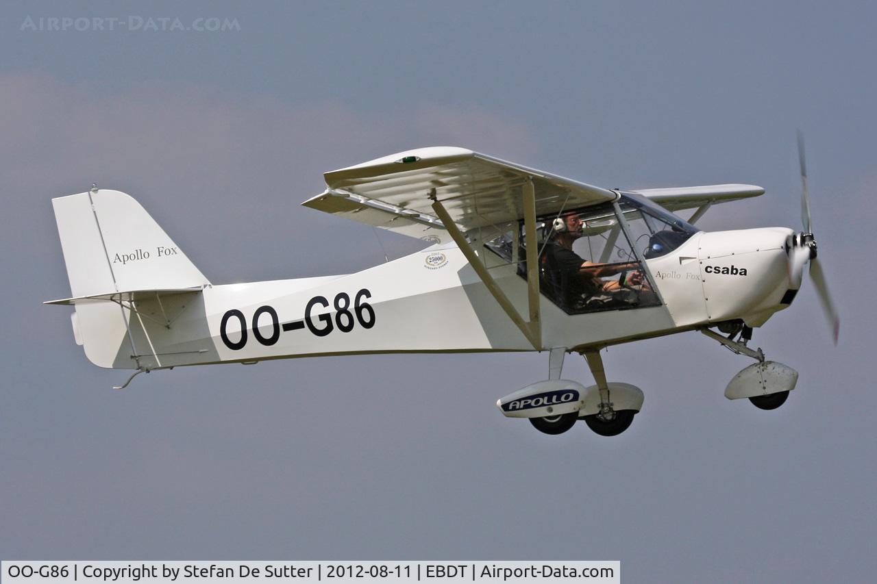 OO-G86, 2010 Halley Apollofox C/N 110610, Schaffen Fly In 2012.