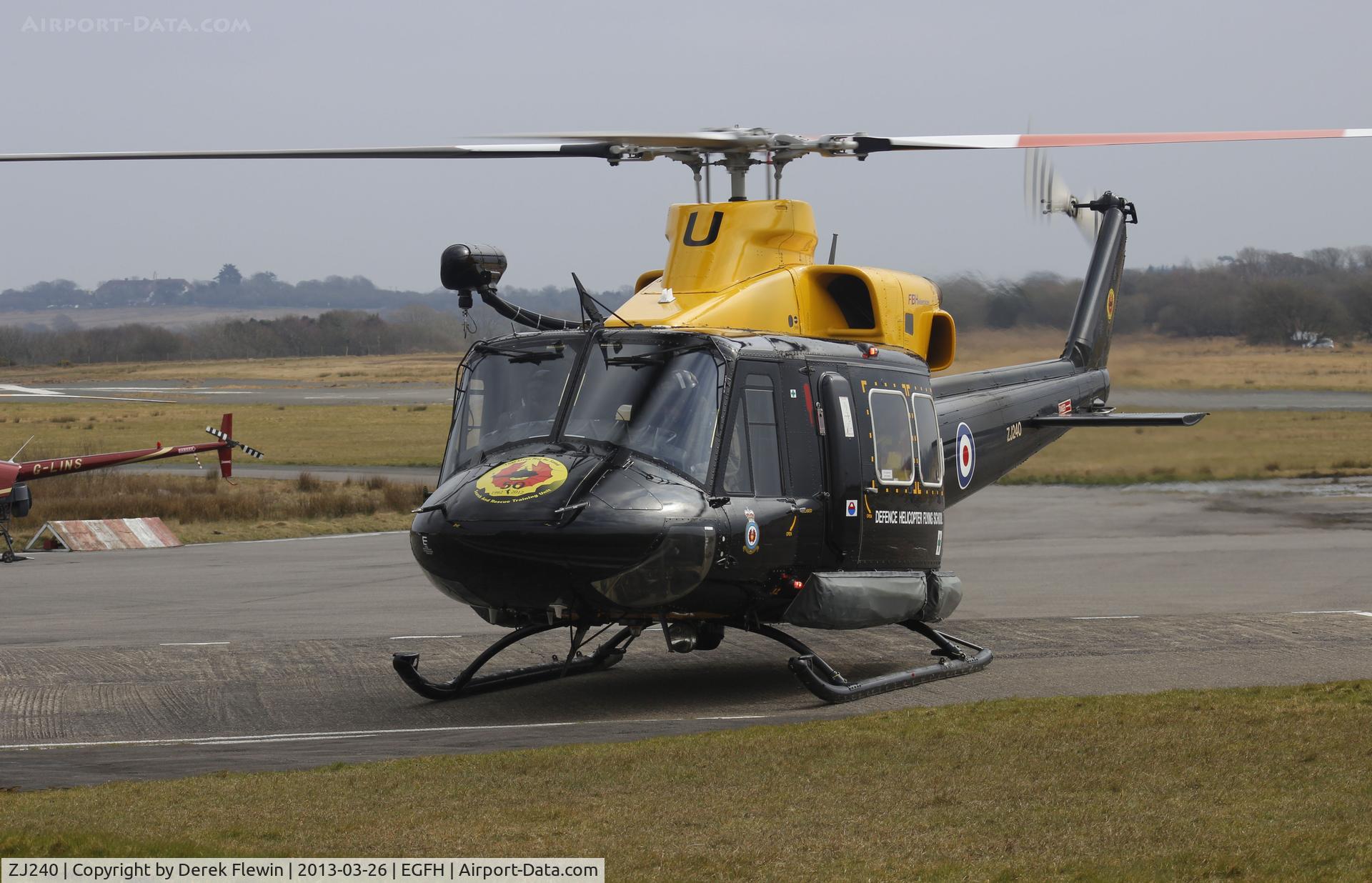 ZJ240, 1997 Bell 412EP Griffin HT1 C/N 36163, ready to lift.