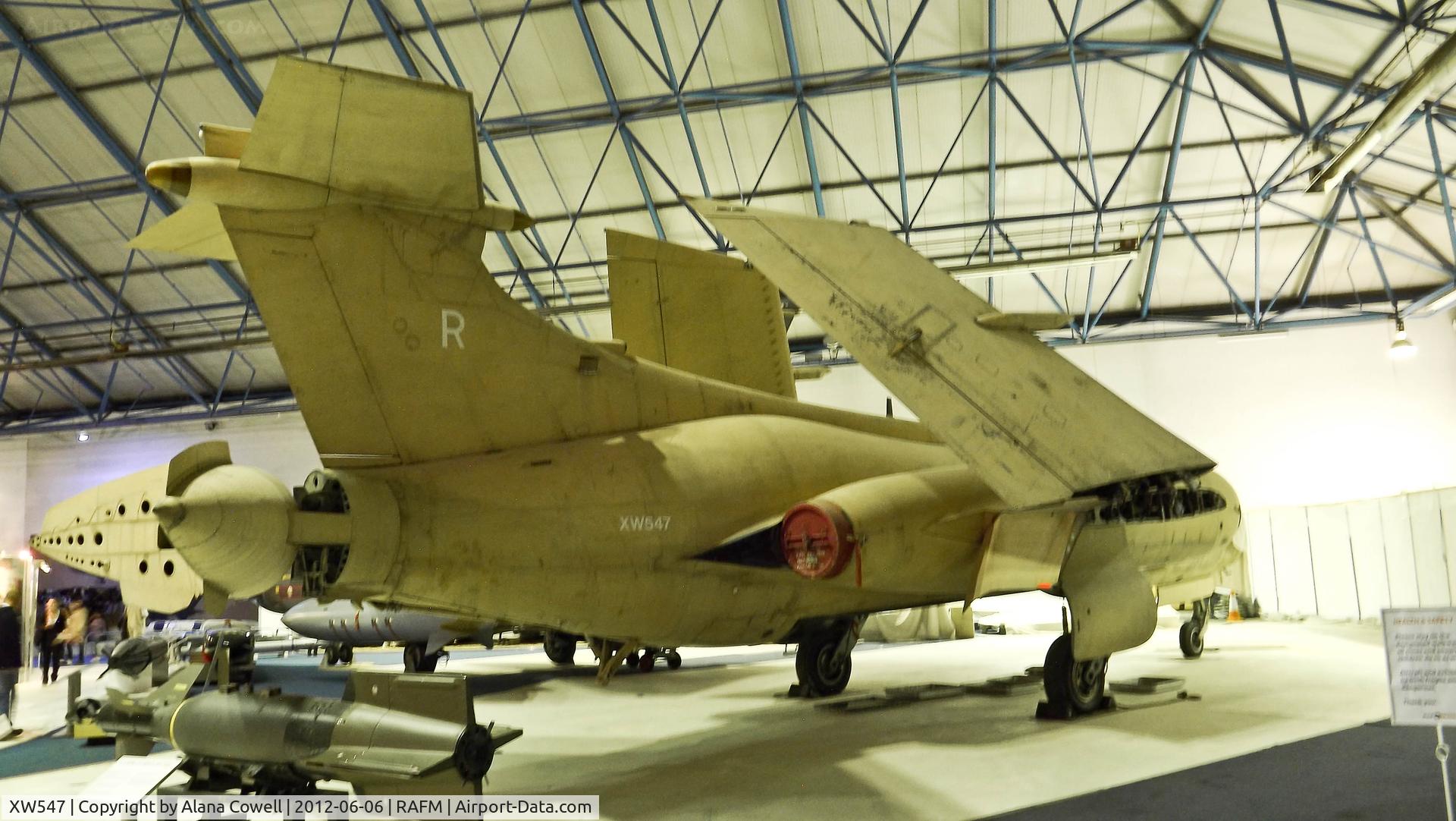 XW547, 1972 Hawker Siddeley Buccaneer S.2B C/N B3-08-71, XW547 Hawker Siddeley Buccaneer S Mk.2B, one of 26 in the initial batch built in 1968. Arrived at RAF Hendon on 9th February 2003.