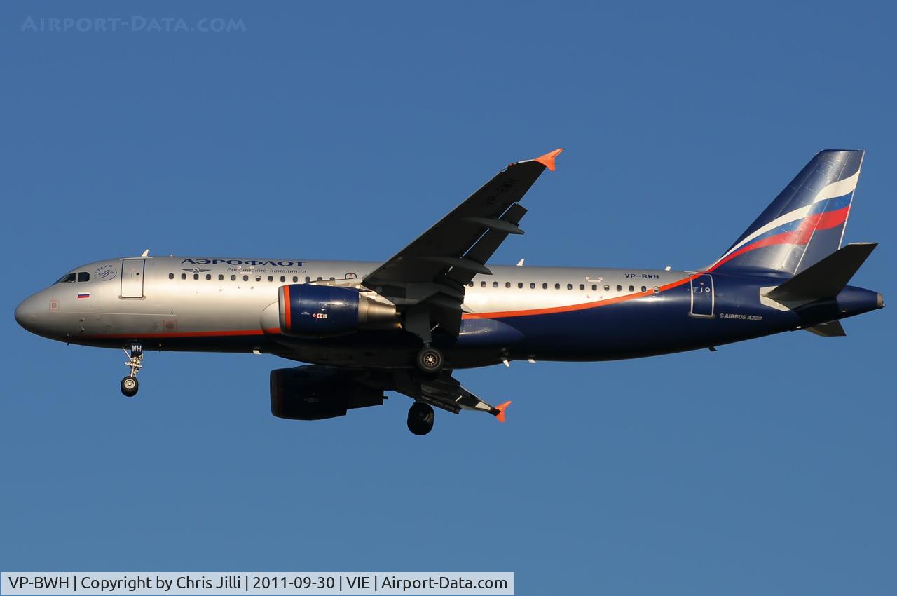 VP-BWH, 2003 Airbus A320-214 C/N 2151, Aeroflot