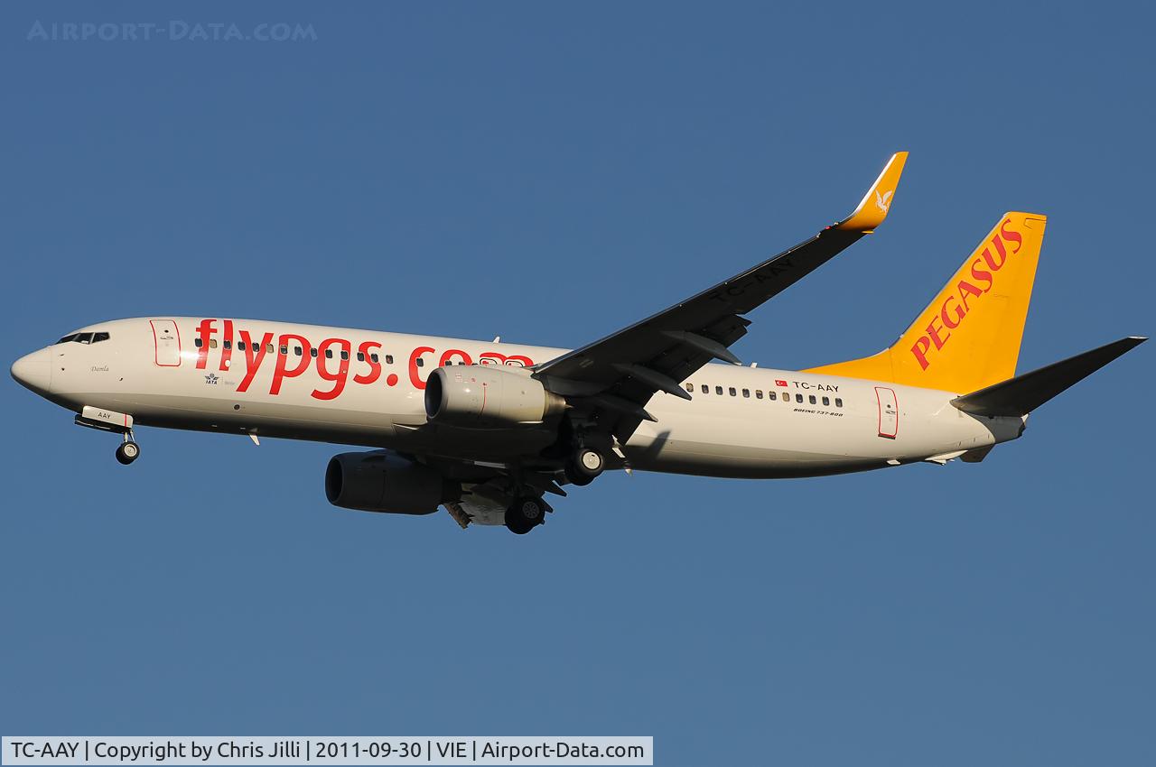 TC-AAY, 2010 Boeing 737-82R C/N 40874, Pegasus