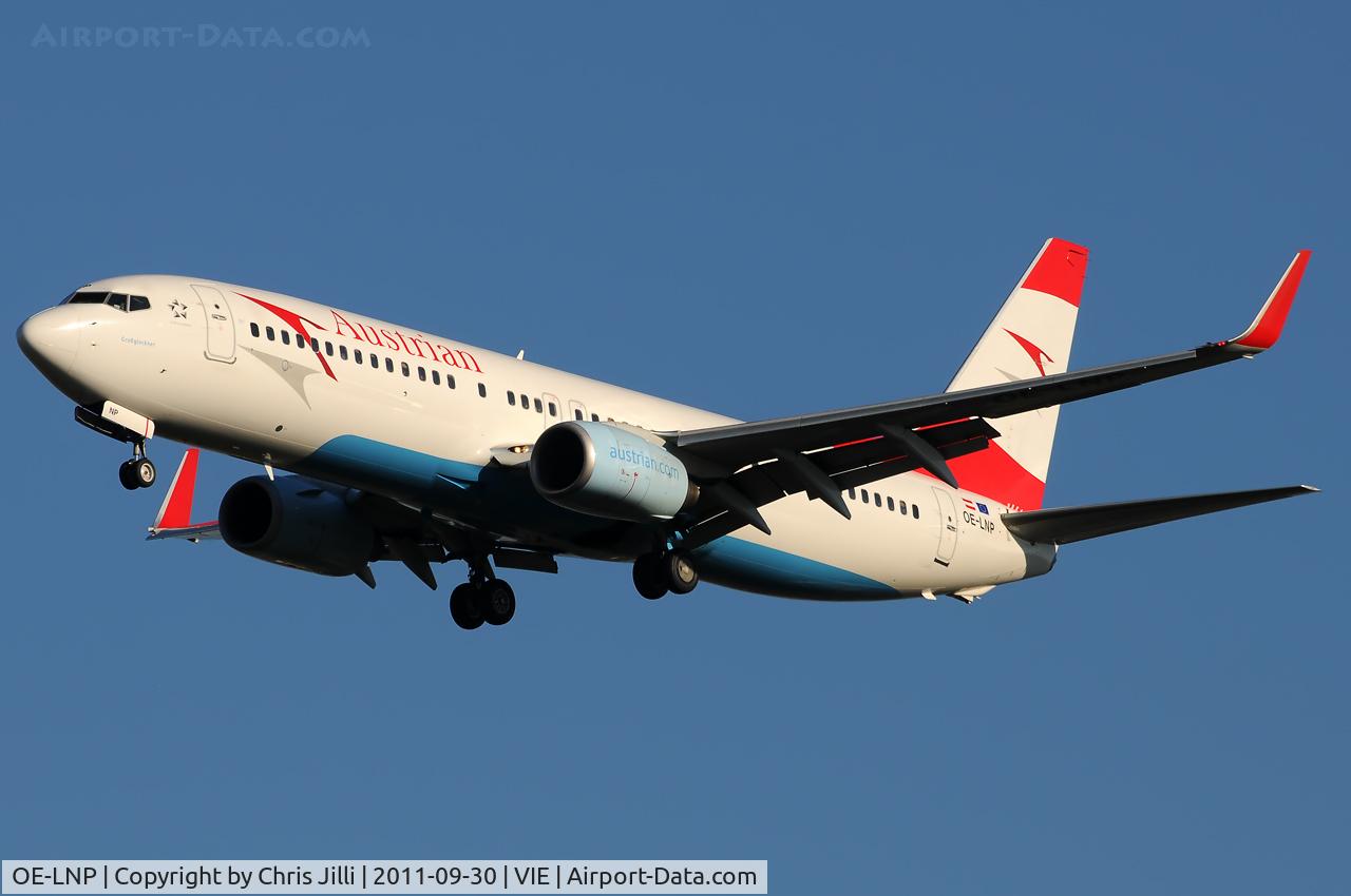 OE-LNP, 2002 Boeing 737-8Z9 C/N 30420, Austrian Airlines