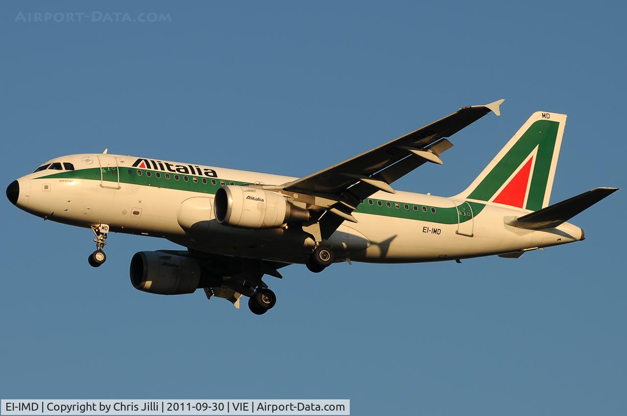 EI-IMD, 2003 Airbus A319-112 C/N 2074, Alitalia