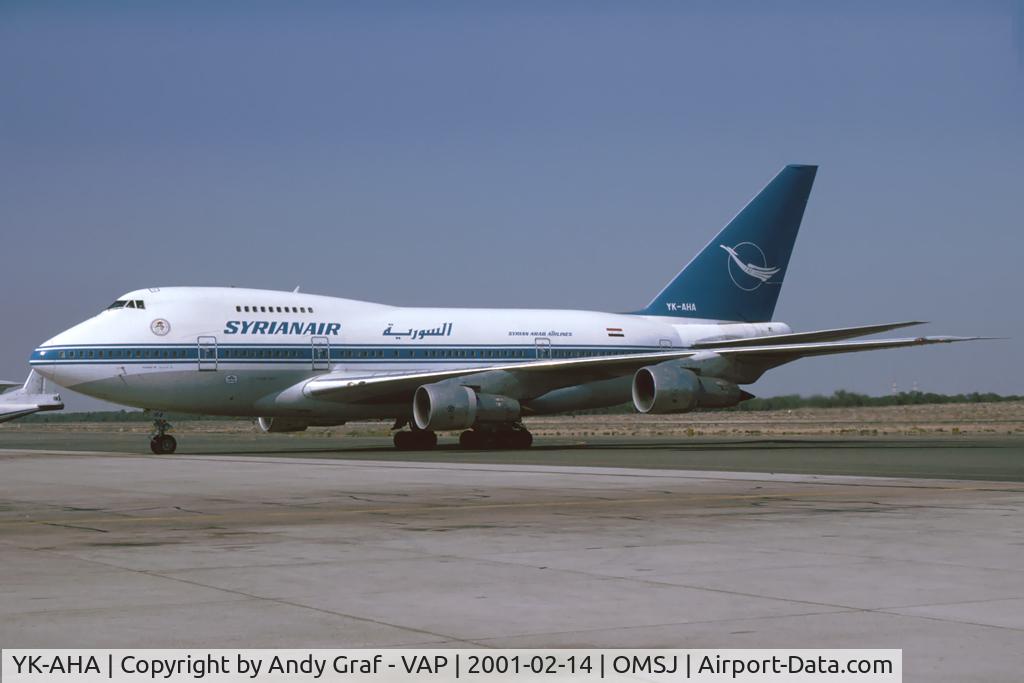 YK-AHA, 1976 Boeing 747SP-94 C/N 21174, Syrianair 747SP