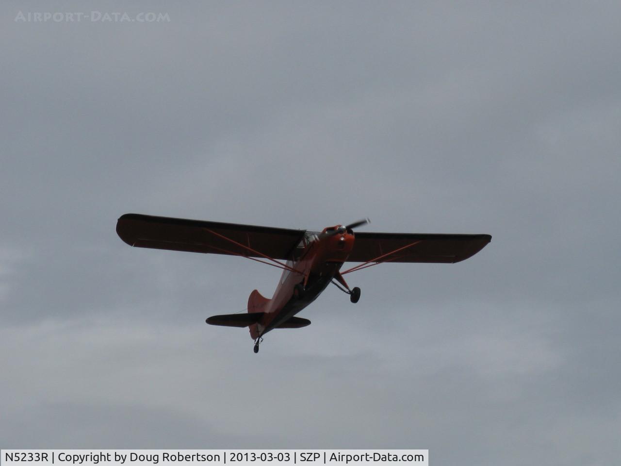 N5233R, 1946 Aeronca 7AC Champion C/N 7AC-6567, 1946 Aeronca 7AC CHAMPION, Continental C65 65 Hp, takeoff climb Rwy 22