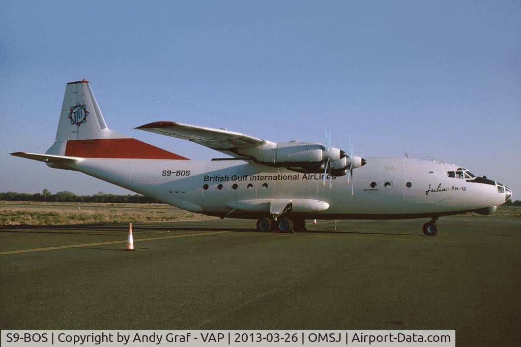 S9-BOS, Antonov An-12BP C/N 01347704, British Gulf InternationalAirLines AN12
