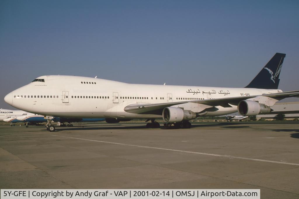 5Y-GFE, 1972 Boeing 747-246B C/N 20504, Gulf Falcon 747-200