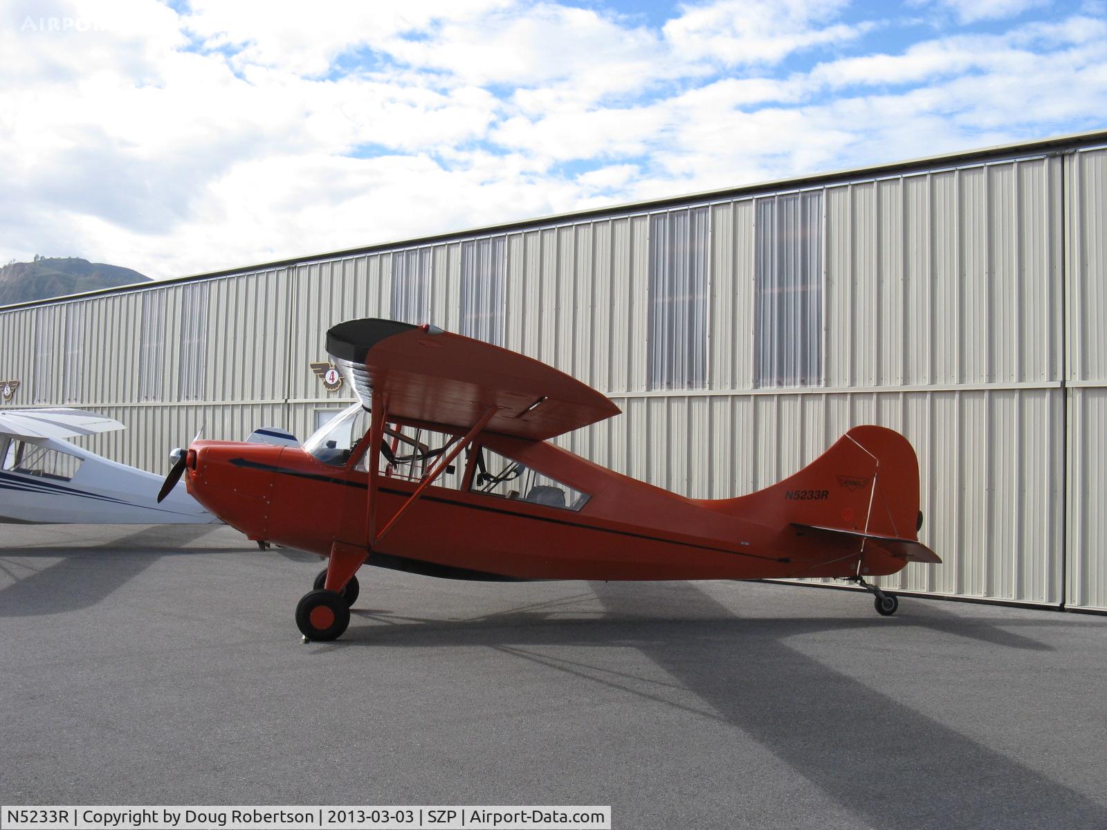 N5233R, 1946 Aeronca 7AC Champion C/N 7AC-6567, 1946 Aeronca 7AC CHAMPION, Continental C65 65 Hp