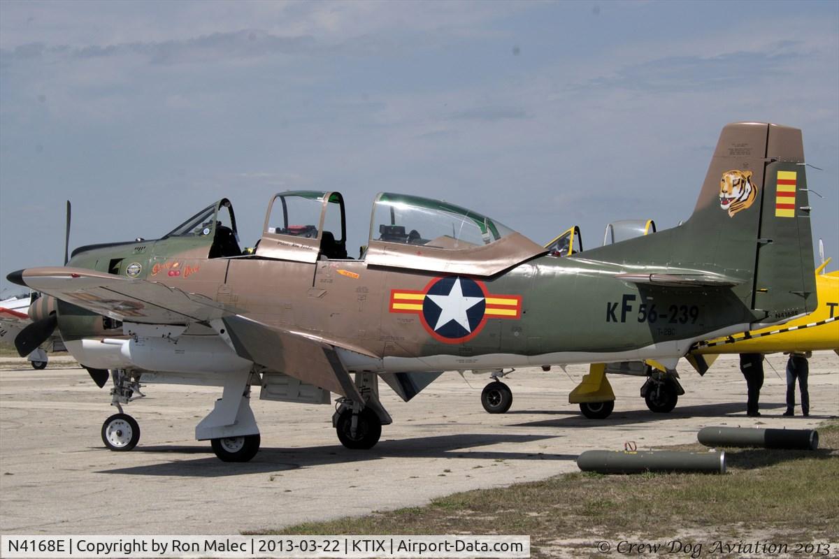 N4168E, 1956 North American T-28C Trojan C/N 252-2, Markings for South Vietnamese Air Force (VNAF) T-28 Trojan