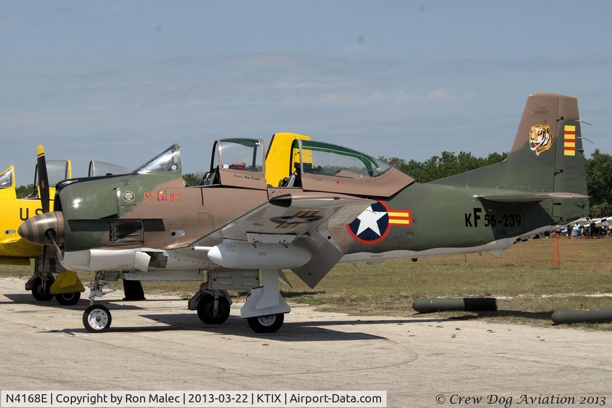 N4168E, 1956 North American T-28C Trojan C/N 252-2, Markings for South Vietnamese Air Force (VNAF) T-28 Trojan