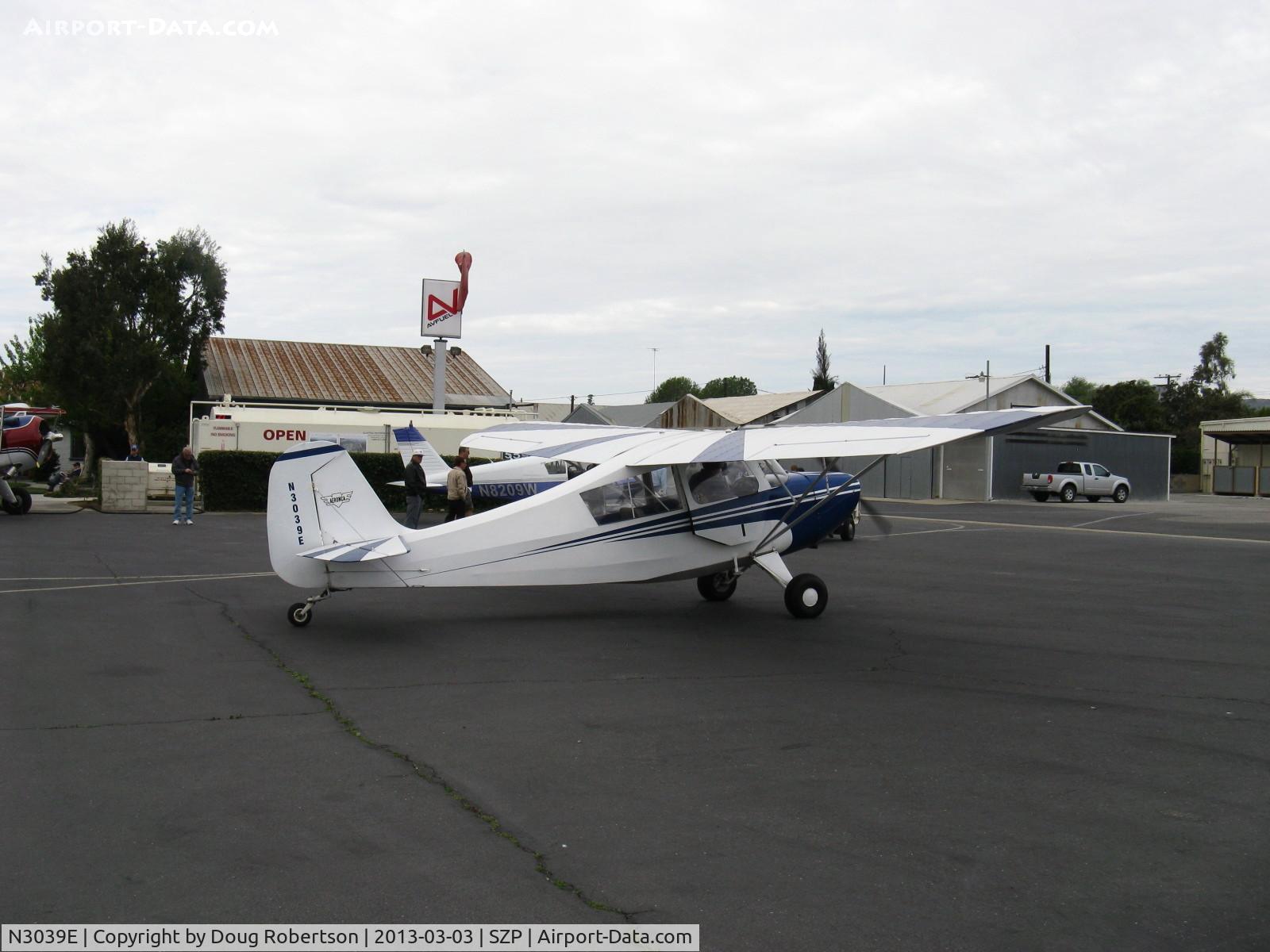 N3039E, 1946 Aeronca 7AC Champion C/N 7AC-6625, 1946 Aeronca 7AC CHAMPION, Continental O-200 100 Hp, taxi to Museum ramp for Aeronca 7AC, 11AC display