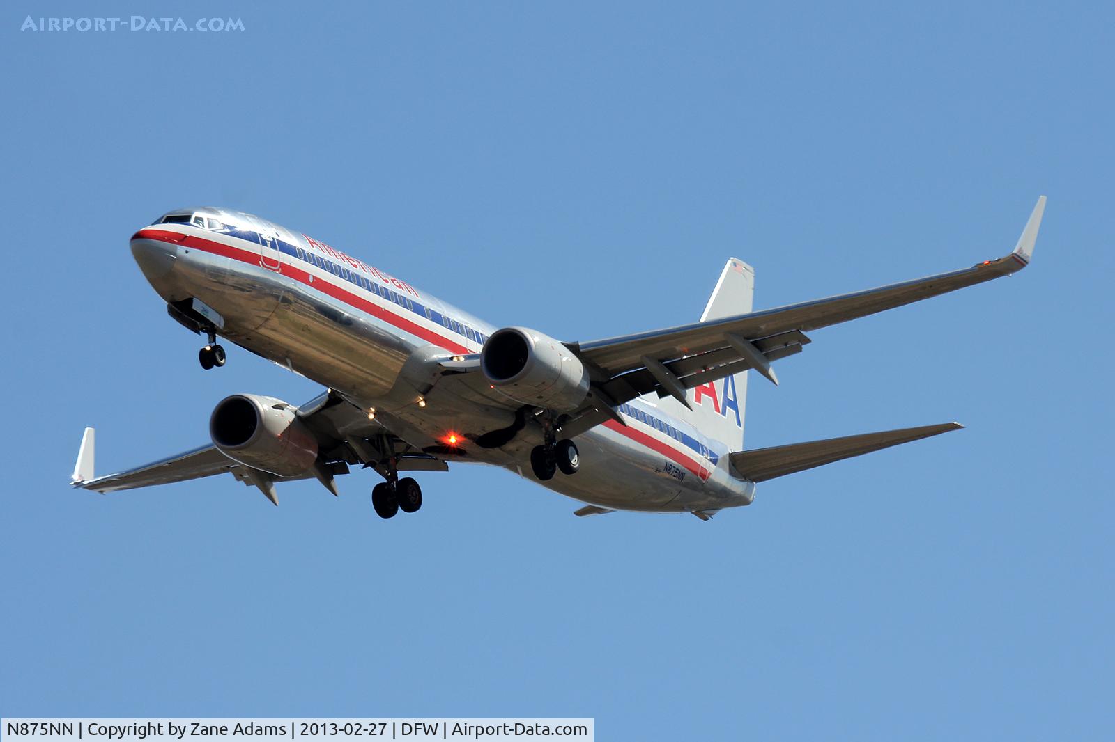 N875NN, 2011 Boeing 737-823 C/N 33220, American Airlines at DFW Airport