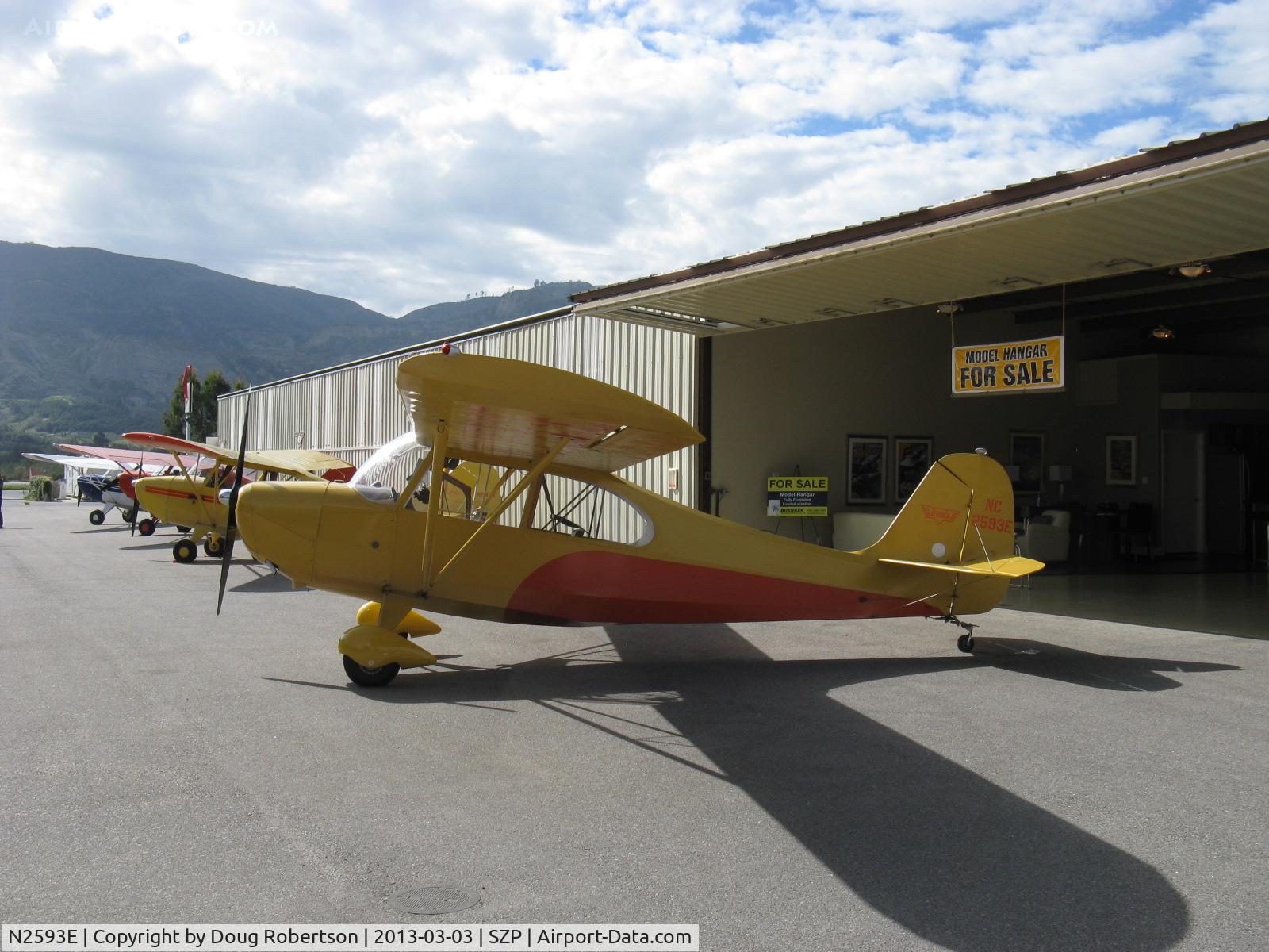 N2593E, 1946 Aeronca 7AC Champion C/N 7AC-6175, 1946 Aeronca 7AC CHAMPION, Continental A&C65 65 Hp